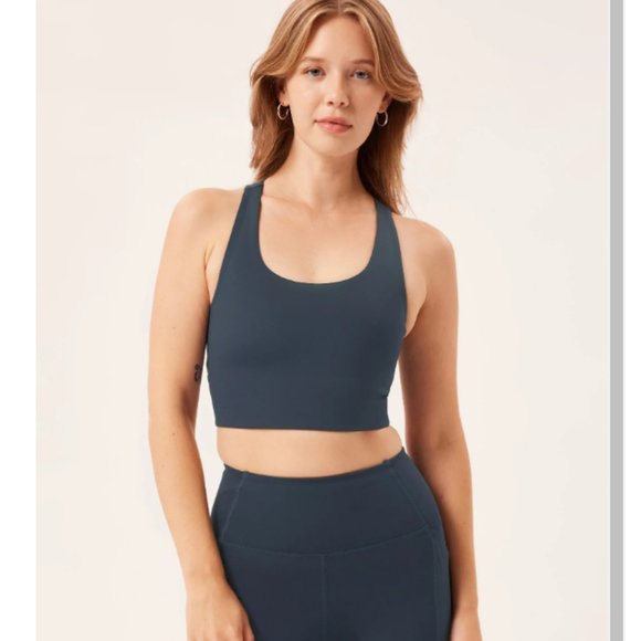 girlfriend collective Other - Girlfriend Midnight Paloma Racerback Bra + High Rise Legging